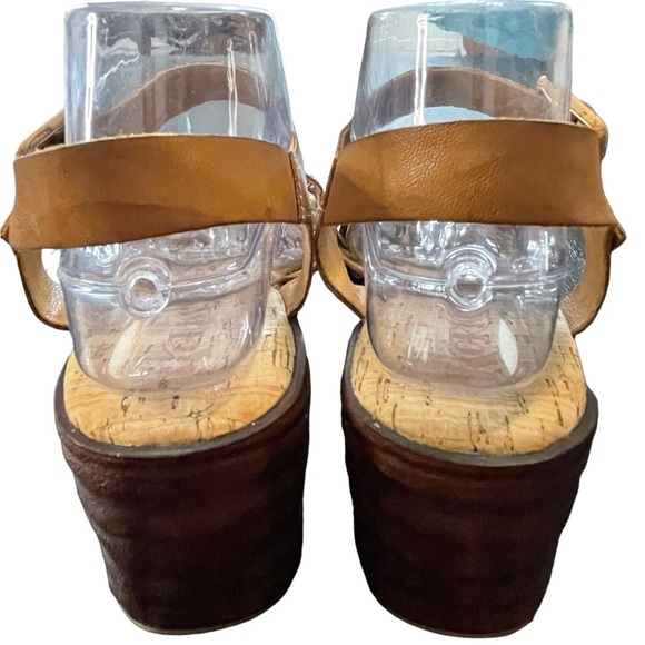 Korks-Ease Korks Marley Tan Ankle Strap Wedge Sandals Woman’s size 9 - Picture 3 of 8